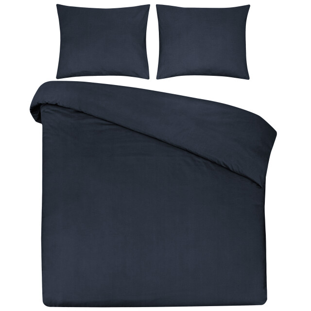 DoubleDry Dekbedovertrek 100% natuurlijk katoen lits jumeaux 240x200/220 cm + 3016630 large