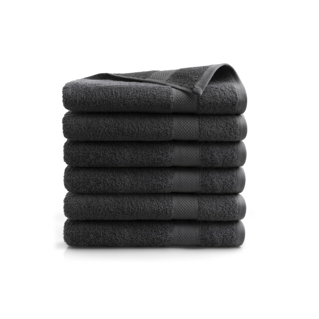 DoubleDry Handdoeken set 70 x 140 cm 6 stuks 100% zacht katoen 500 g/m2 6x 2825654 large