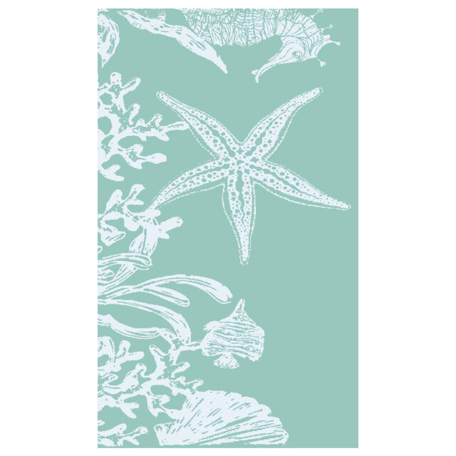 Phlox Strandlaken 100% katoen 1 zijde velour 90x160 lagoon 2904471 large