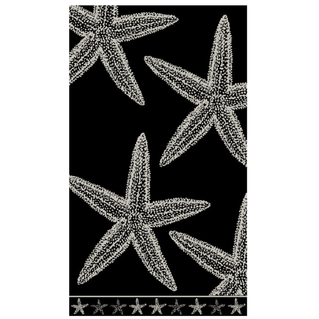 Phlox Strandlaken 100% katoen 1 zijde velour 90x160 star black 2904470 large