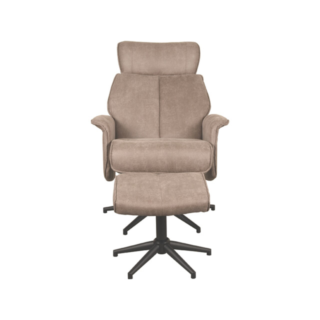 Label51 Fauteuil verdal - micro suede incl. hocker 79x77x109 cm 3183683 large