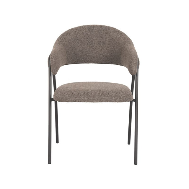 Label51 Eetkamerstoel lowen 58x60x84 cm - boucle set van 2 3183384 large