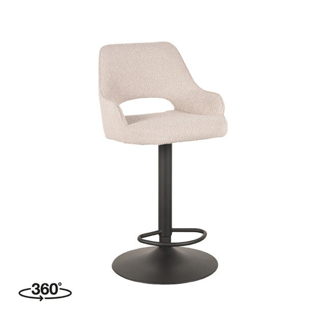 Label51 Barkruk fer naturel boucle 47 x 45cm set van 2 3183664 large