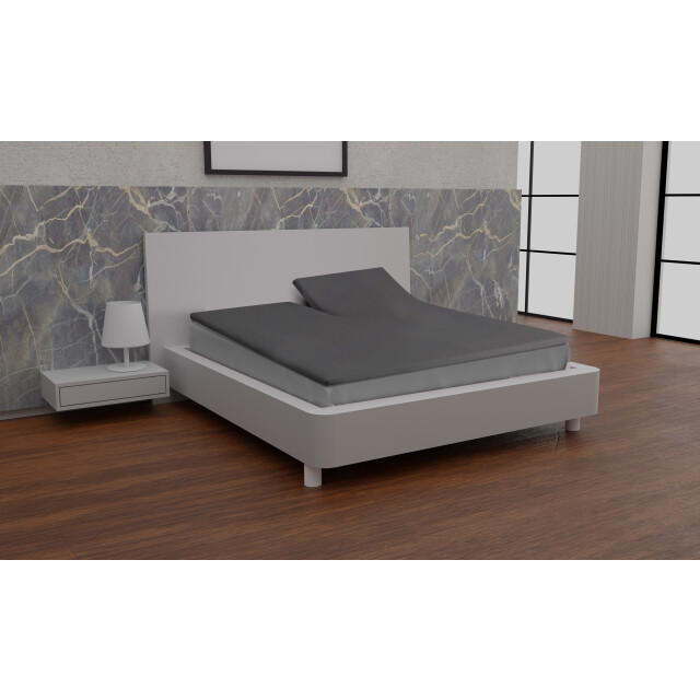 DoubleDry Luxe splittopper-hoeslaken egyptisch percal katoen 160x200 - 2848180 large