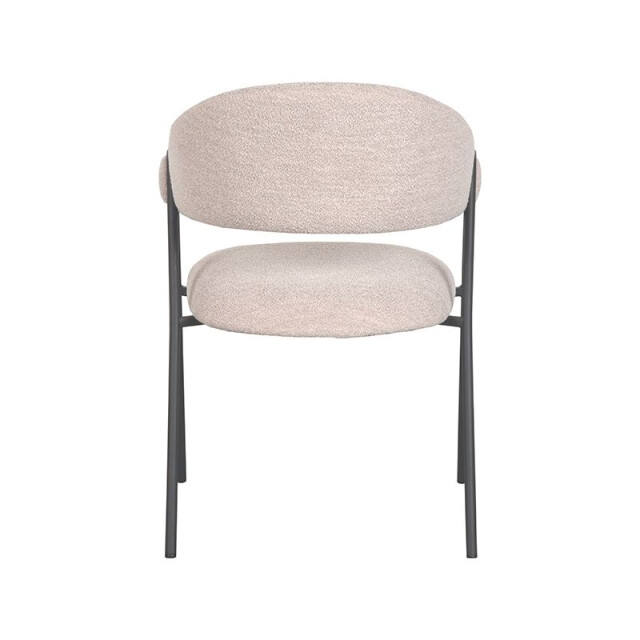 Label51 Eetkamerstoel lowen 58x60x84 cm naturel boucle set van 2 3183382 large