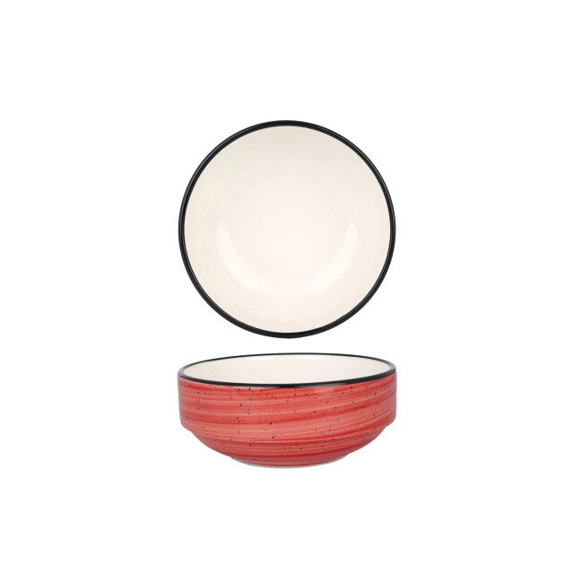 Bonna Serveerschaal aura passion porselein 14 cm (500cc) set van 2 3182922 large