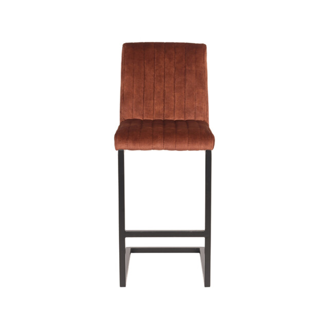 Label51 Barkruk milo rust velours set van 2 3183302 large