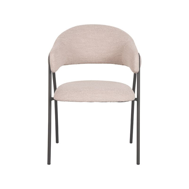 Label51 Eetkamerstoel lowen 58x60x84 cm naturel boucle set van 2 3183382 large