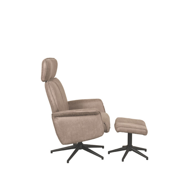 Label51 Fauteuil verdal - micro suede incl. hocker 79x77x109 cm 3183683 large