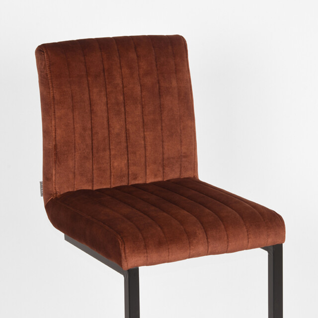Label51 Barkruk milo rust velours set van 2 3183302 large