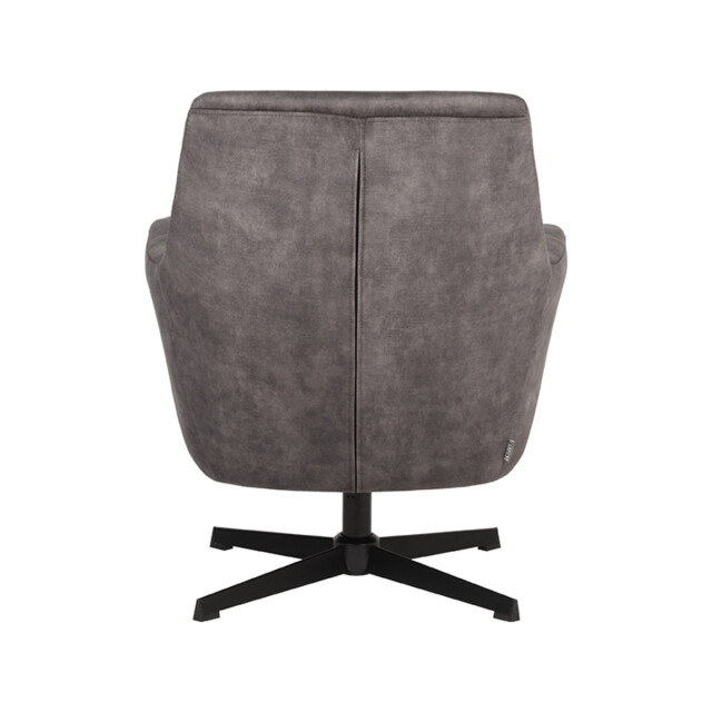 Label51 Fauteuil toby antraciet velours 3183323 large