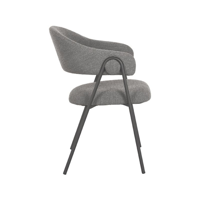 Label51 Eetkamerstoel lowen 58x60x84 cm - boucle set van 2 3183383 large