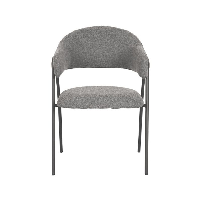 Label51 Eetkamerstoel lowen 58x60x84 cm - boucle set van 2 3183383 large