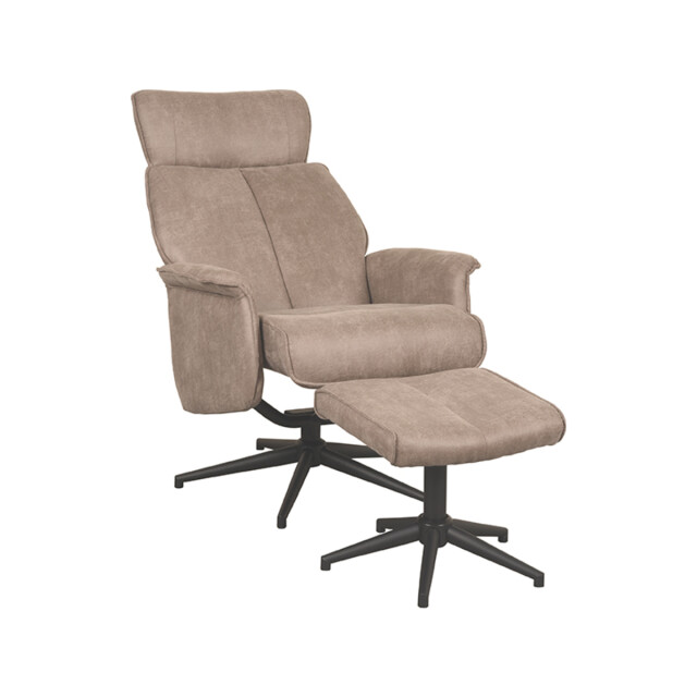 Label51 Fauteuil verdal - micro suede incl. hocker 79x77x109 cm 3183683 large