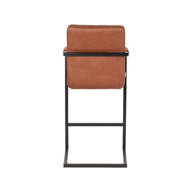 Label51 Barkruk denmark cognac microfiber zithoogte 65 set van 2 3183224 large