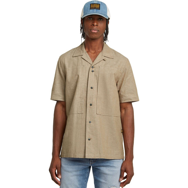 G-Star Workwear resort regular shirt s\s D26190-D914-H051 large