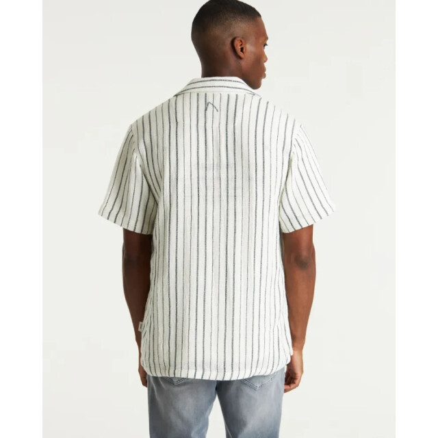 Chasin' 62120007 e53 heren doby stripe overshirt chas E53/62120007 large