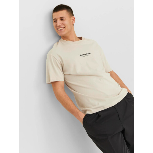 Jack & Jones jorvesterbro tee ss crew neck noos 12240121 moonbeam 05011.180.0094 large