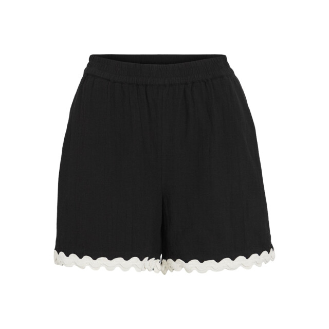 Vila vimanda wavy rw shorts 14106793 black beauty 06902.990.0020 large