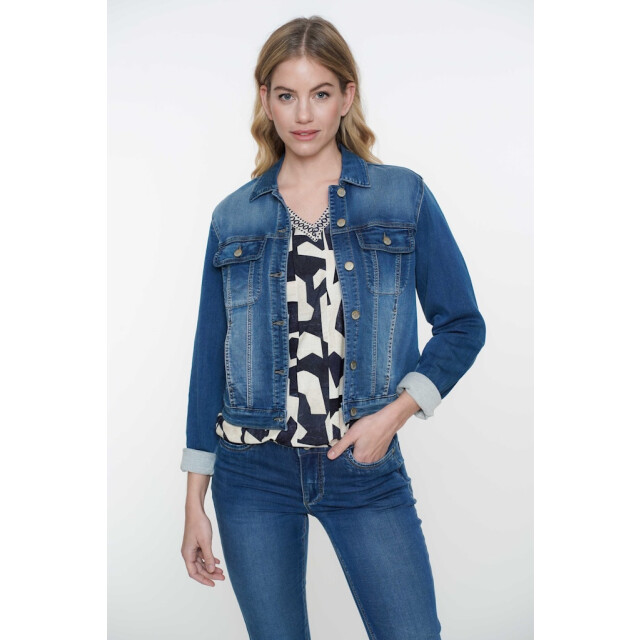 Geisha jeans jacket 55002-10 811 stonewash 06121.264.0023 large