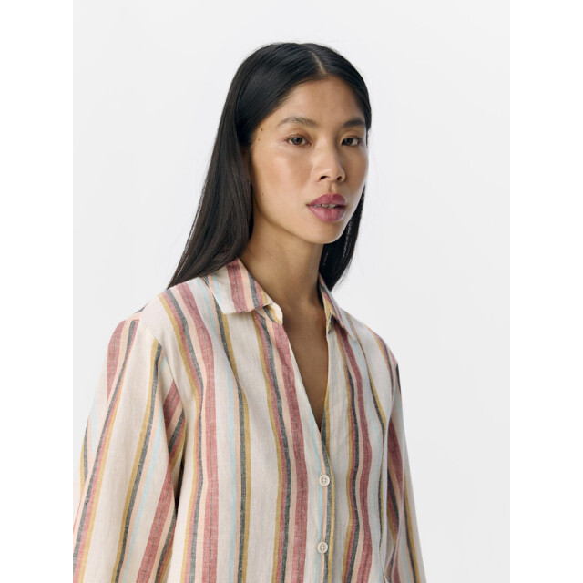 Object objkaren lo 3/4 flared shirt 139 23046853 sandshell 06615.820.0127 large