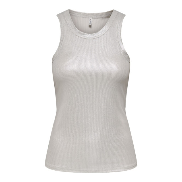 Only onlsol life s/l glitter rib top jrs 15325270 cloud dancer 06010.198.0067 large
