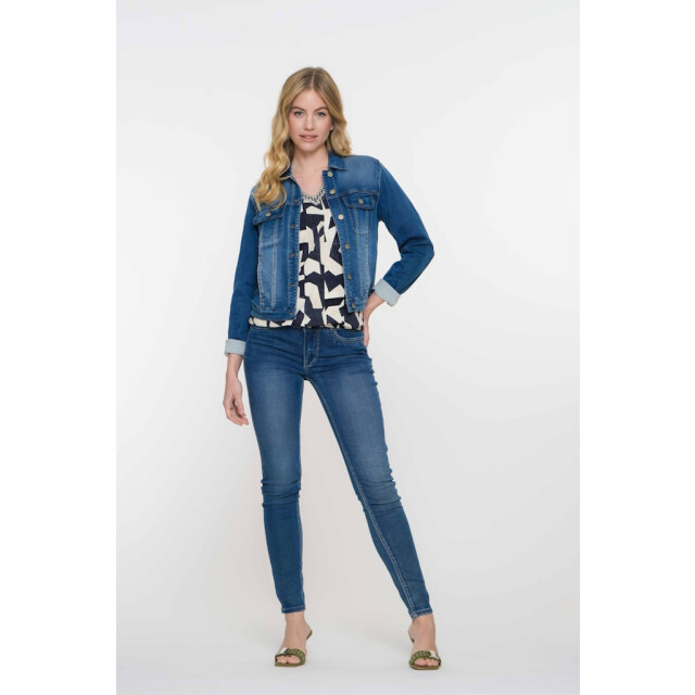 Geisha jeans jacket 55002-10 811 stonewash 06121.264.0023 large