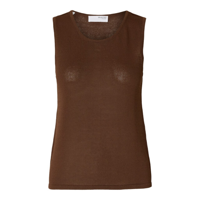 Selected Femme slfmoon sus sl knit top b 16093769 chestnut 06010.880.0016 large