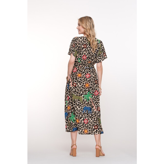 Geisha dress 57348-20 720 sand/green/blue 06313.820.0005 large