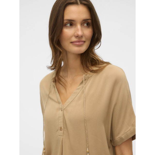 Vero Moda vmbente ss wide top wvn ga 10329387 silver mink 06613.185.0124 large