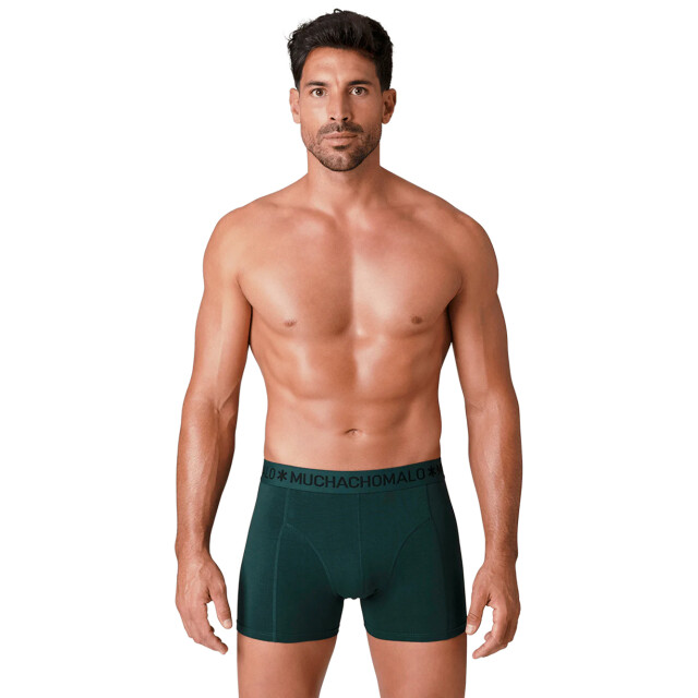 Muchachomalo Heren 12-pack boxershorts print/effen U-GOLDEN1010-14 large