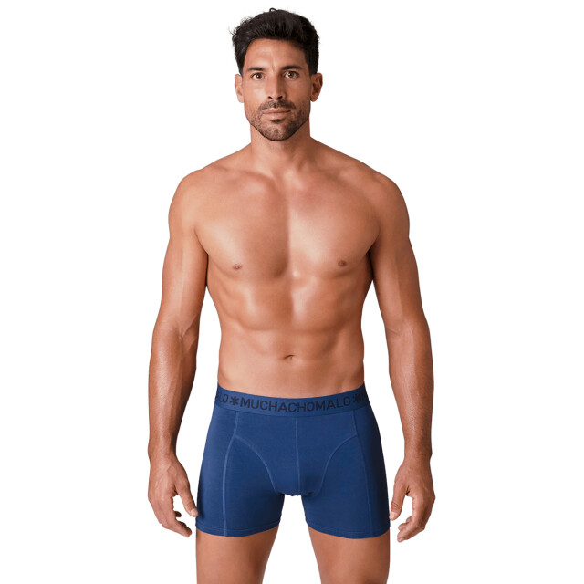 Muchachomalo Heren 12-pack boxershorts print/effen U-GOLDEN1010-14 large