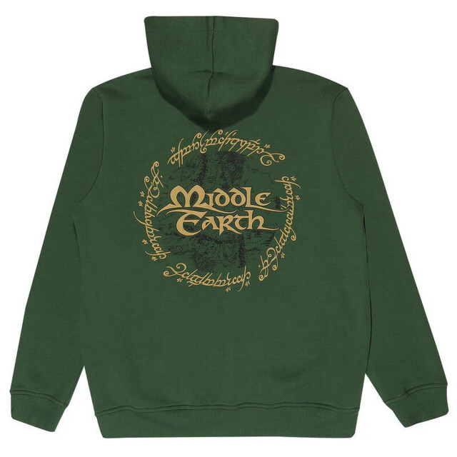 Li-cense Lord of the rings unisex volwassen volledige zip hoodie UTHE3341_green large