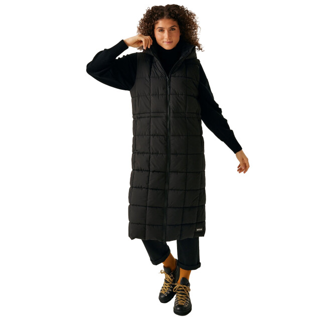 Regatta Dames leandra longline gilet UTRG11115_black large