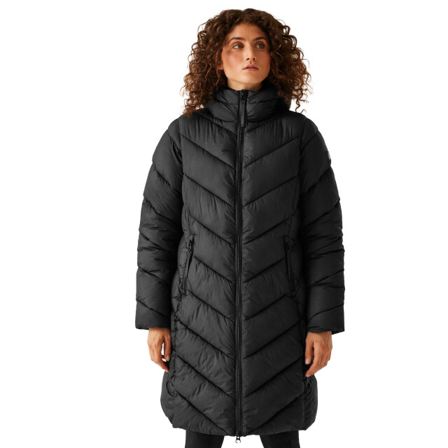 Regatta Dames andia ii contrast rits jasje UTRG11172_black large