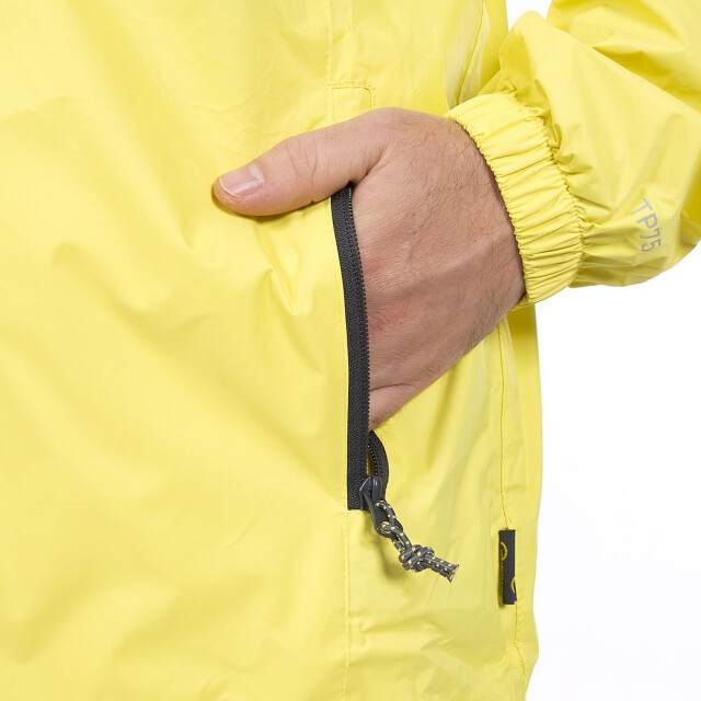 Trespass Volwassenen unisex qikpac packaway waterdicht jasje UTTP433_yellow large