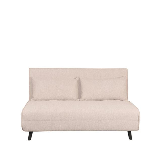 Label51 Slaapbank double naturel boucle double | zwarte poot 3187676 large
