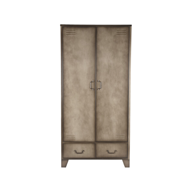 Label51 Bergkast fence vintage metaal metaal 2-deurs 185 cm 3187608 large