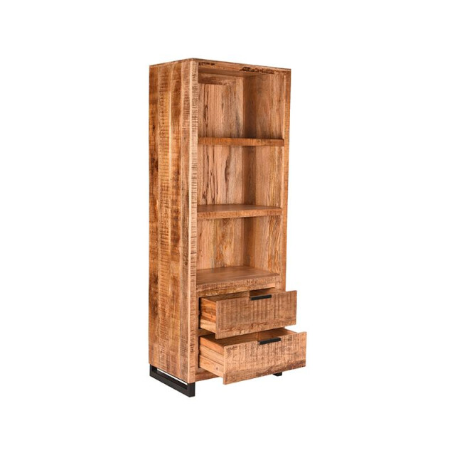 Label51 Boekkast glasgow rough mangohout 3187595 large