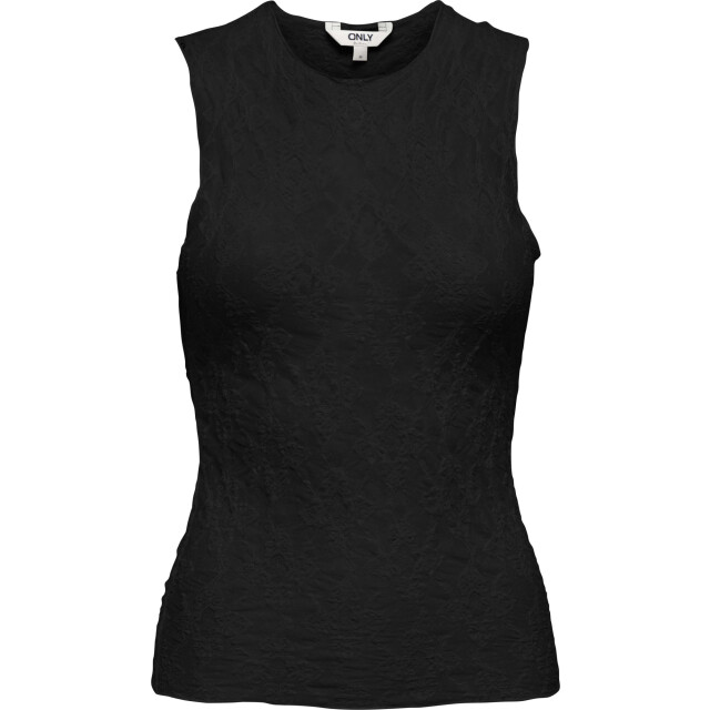 Only Onljoanne s/l o-neck top ox wvn black 15363710-177911 large