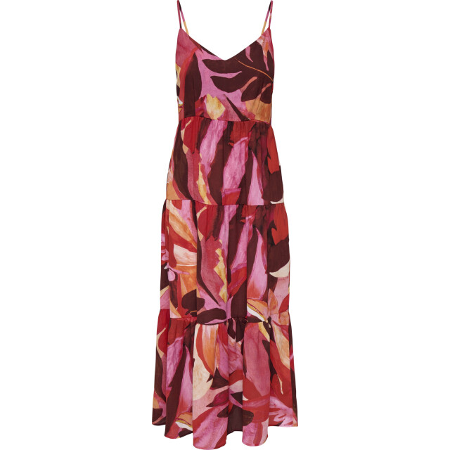 Only Onlalma life vis strap long dress aop russet brow 15256836-199531042 large