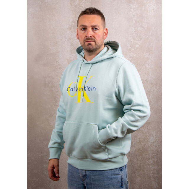 Calvin Klein Ls monologo fleece hoodie 131.20.0171 large