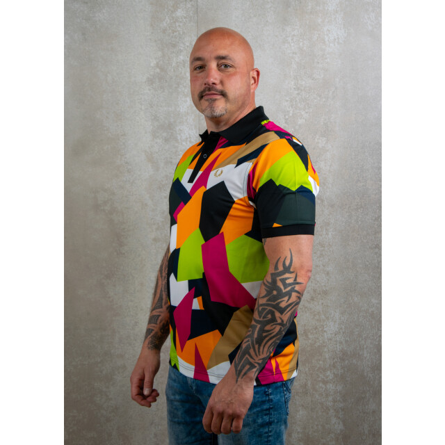 Fred Perry On court printed fp shirt 110.30.0638 large