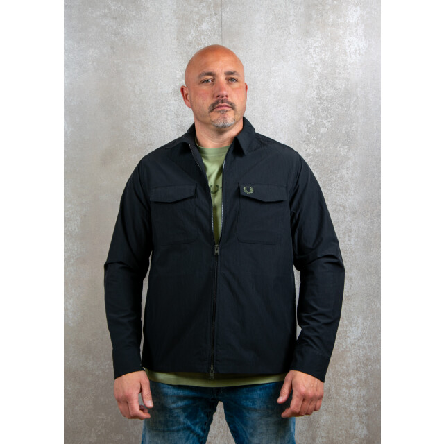 Fred Perry Zip through overshirt 123.10.0053 large