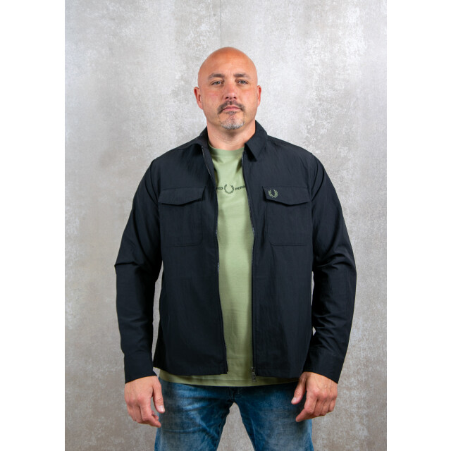 Fred Perry Zip through overshirt 123.10.0053 large