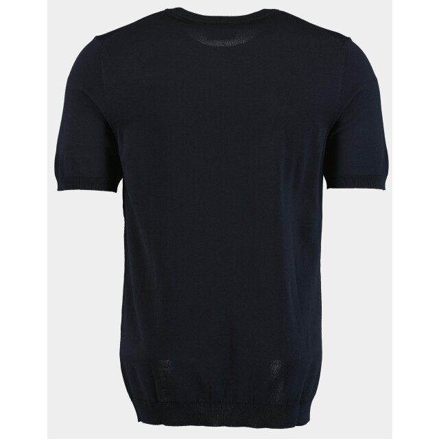 Born with Appetite T-shirt korte mouw wake knitted t-shirt 25108wa35/290 navy 186887 large
