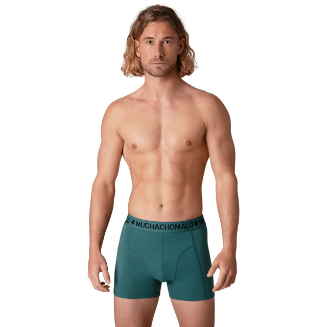 Muchachomalo Heren 12-pack boxershorts print/effen U-GOLDEN1010-16 large