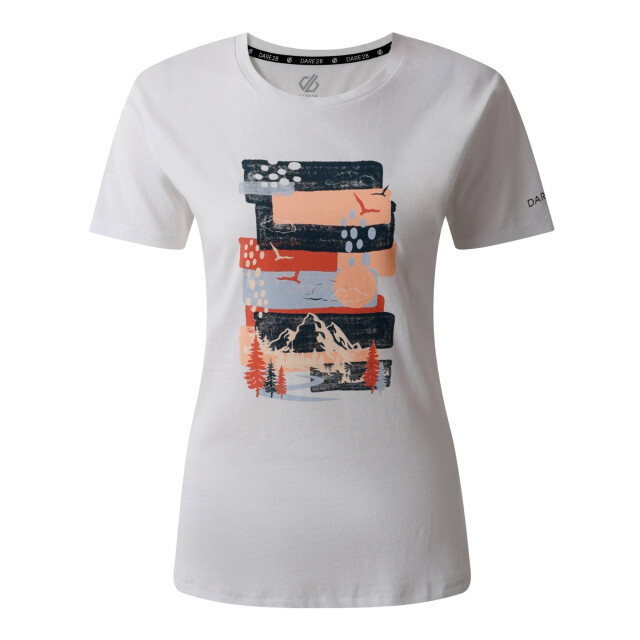 Dare2b Dames transquility iii forest t-shirt UTRG11827_white large