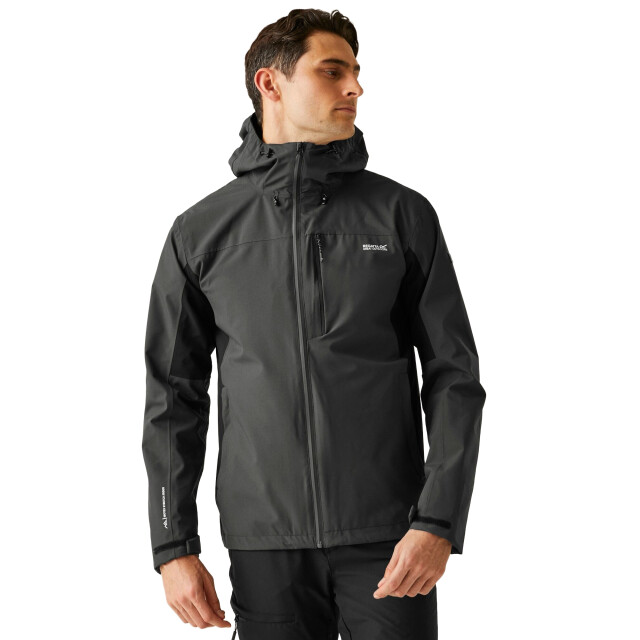 Regatta Heren birchdale ii waterdichte jas UTRG11378_ashblack large