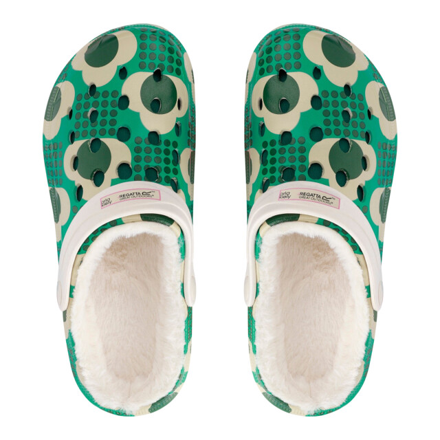 Regatta Dames orla kiely regenwolk klompen UTRG11904_emerald large